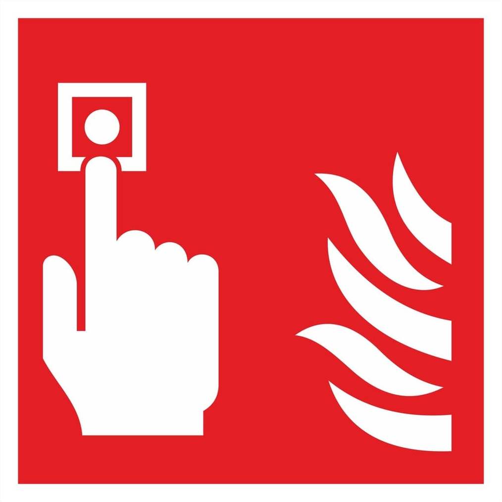 знак пожарной безопасности кнопка вызова